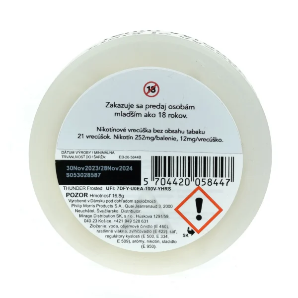 THUNDER FROSTED SLIM 16,8 G - Image 2