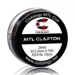 Coilology predmotané špirálky MTL Clapton SS316L